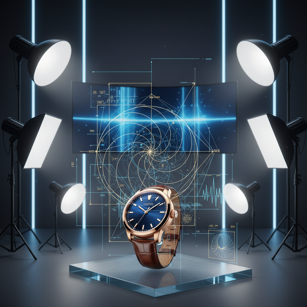 عکاسی تجاری با هوش مصنوعی: ۵ تکنیک مدرن برای کادربندی فروشنده